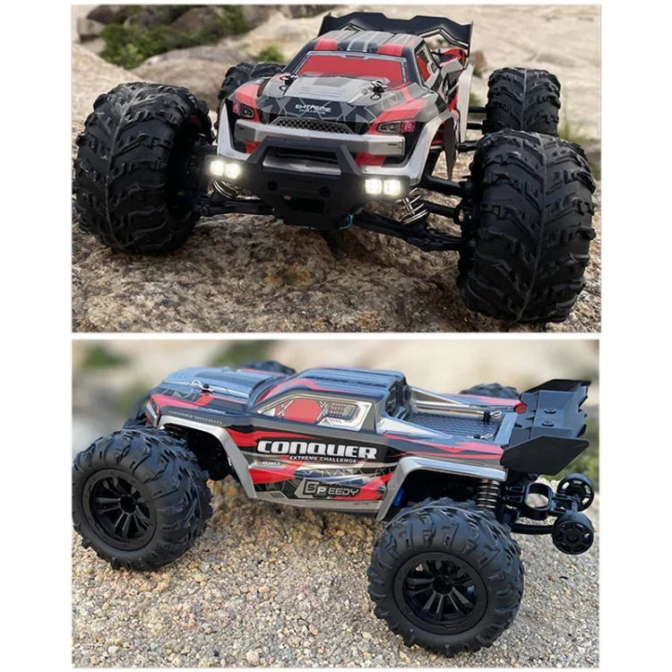 Carro de Brinquedo RC Elétrico 4WD 1:16 SCY-16102 2.4G Monster Pickup, SCY-16102 / Verde