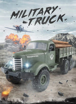 Carro de Brinquedo Militar RC Mini 1:16 2.4GHz 6WD com Esteiras JJR/C Q60 Transporter-1 Corpo Inteiro, Q60