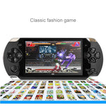Consola de Jogos Retro Portátil X6 com Ecrã de 4,3 polegadas, Câmara de 3MP, 10000 Jogos Integrados, Suporta E-book / Gravação / Reprodução de Música / Reprodução de Vídeo, X6