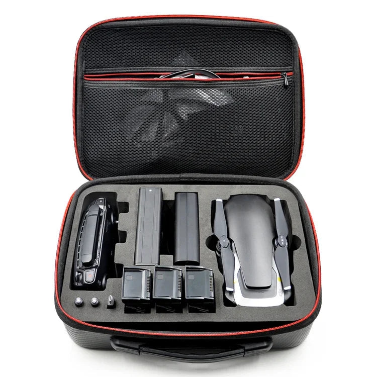 Estojo Portátil Impermeável e Amortecedor PU EVA para DJI Mavic Air e Acessórios, Tamanho: 29cm x 21cm x 11cm