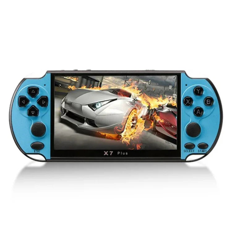 Consola de Jogos Portátil Clássica Retro X7 Plus com Ecrã HD de 5,1 polegadas e Memória de 8G, Suporta MP4 / ebook, X7 Plus (Amarelo + Vermelho), X7 Plus (Amarelo), X7 Plus (Azul + Vermelho), X7 Plus (Azul), X7 Plus (Vermelho)