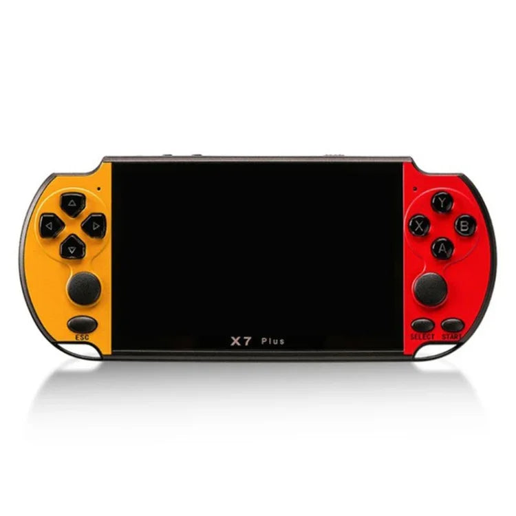 Consola de Jogos Portátil Clássica Retro X7 Plus com Ecrã HD de 5,1 polegadas e Memória de 8G, Suporta MP4 / ebook, X7 Plus (Amarelo + Vermelho), X7 Plus (Amarelo), X7 Plus (Azul + Vermelho), X7 Plus (Azul), X7 Plus (Vermelho)