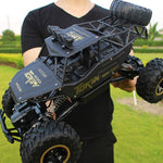 Veículo de Controlo Remoto 4WD com Dois Motores 2.4GHz para Escalada Off-Road, Modelo:6026, 6026 (Preto), 6026 (Dourado), 6026 (Prateado)