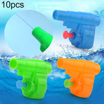 10 Peças de Brinquedos Aquáticos para Crianças Mini Pistola de Água de Plástico, Entrega de Cor Aleatória, Brinquedo de Disparo