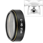Filtro de Lente com Efeito Estrela HD de 6 Pontos para Drone DJI Phantom 4 Pro, Estrela