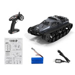 SG-1203 Veículo Tanque de Controlo Remoto Simulado 1:12 2.4G EV com Esteiras, Modelo de Carro Todo-o-Terreno