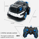 Brinquedo de Veículo Elétrico de Controlo Remoto HD885J com Rotação Vertical de 360 Graus em Forma de Dente de Diabo