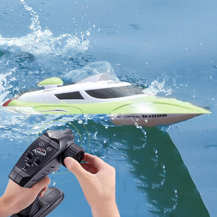 HongXunJie HJ806 Barcos de Corrida de Alta Velocidade com Arrefecimento a Água 2.4Ghz com Comando Remoto, Função de Inversão Automática, Distância de Controlo de 200m