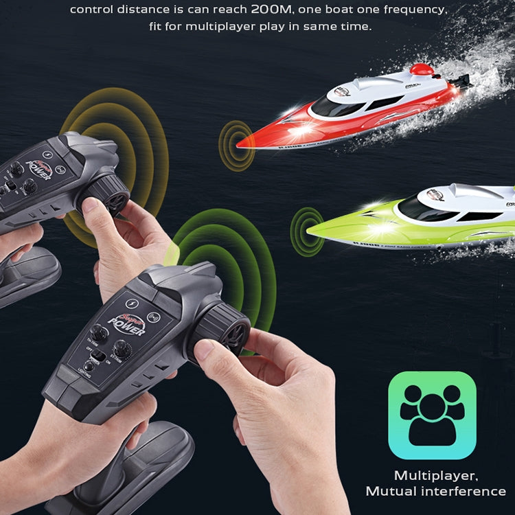 HongXunJie HJ806 Barcos de Corrida de Alta Velocidade com Arrefecimento a Água 2.4Ghz com Comando Remoto, Função de Inversão Automática, Distância de Controlo de 200m