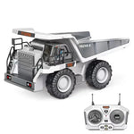 MoFun 1048 Veículo de Construção de Carga com Controlo Remoto 2.4G de Nove Canais Caminhão Basculante de Mineração Multifuncional 1:24, 1048 (Prateado)