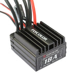 Controlador Eletrónico de Velocidade Brushless Sensorless Flycolor Thunder Série 18A para Carro RC, 18A