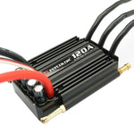 Controlador Eletrónico de Velocidade Impermeável Flycolor Flymoster Series 120A 2-6S para Barco RC, 120A 2-6S
