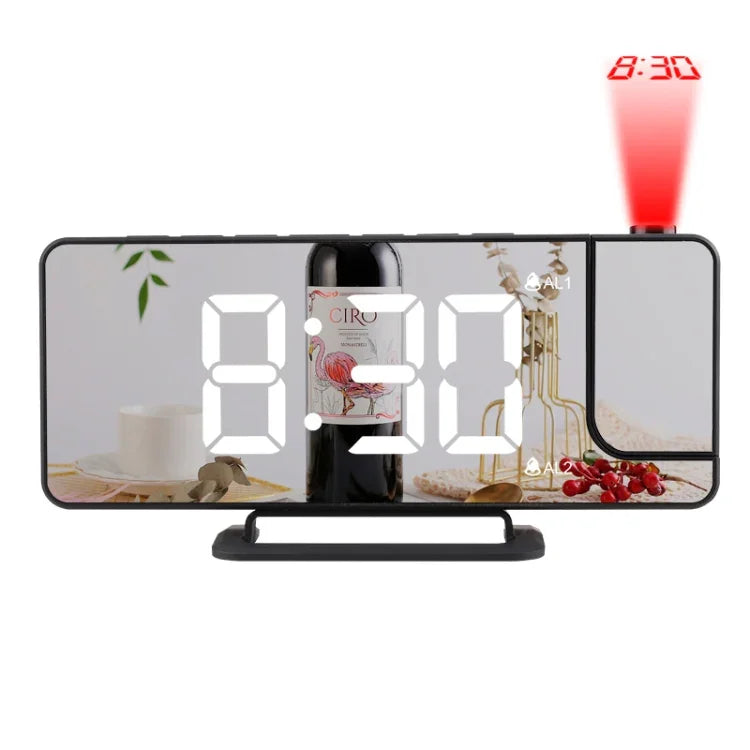 Relógio Despertador Digital com Projeção em Espelho TS-9210 com Mostrador de Hora, TS-9210