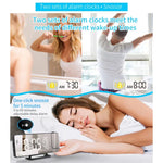 Relógio Despertador Digital com Projeção em Espelho TS-9210 com Rádio FM e Medidor de Temperatura e Humidade, TS-9210 com Rádio FM