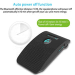 SP09 Kit de Mãos Livres para Carro Altifalante Bluetooth Sem Fios Multiponto V4.2, Suporta Leitura de Voz e Sensor de Vibração