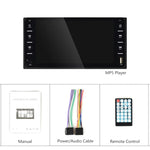 Navegador GPS Automóvel 848V com Ecrã Multi-toque de 7 polegadas, Suporta Cartão TF / USB / AUX / Leitor MP5 / Espelhamento Android e iPhone, 848V