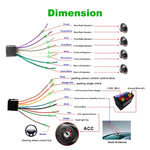 Navegador GPS Automóvel 848V com Ecrã Multi-toque de 7 polegadas, Suporta Cartão TF / USB / AUX / Leitor MP5 / Espelhamento Android e iPhone, 848V