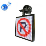 Painel LED de Carro 32x32 Pixels a Cores Completas, Controlo APP Bluetooth Sem Fios, Emoticons Sorridentes, Iluminação LED, 32x32 Pixels Carregamento