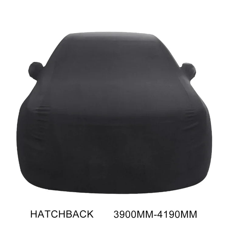 Capa de Carro em Algodão com Força Elástica, Isolante Térmico, Anti-Pó e Anti-UV para Hatchback, Tamanho: 3.9m~4.19m, Tamanho: 3.9m~4.19m