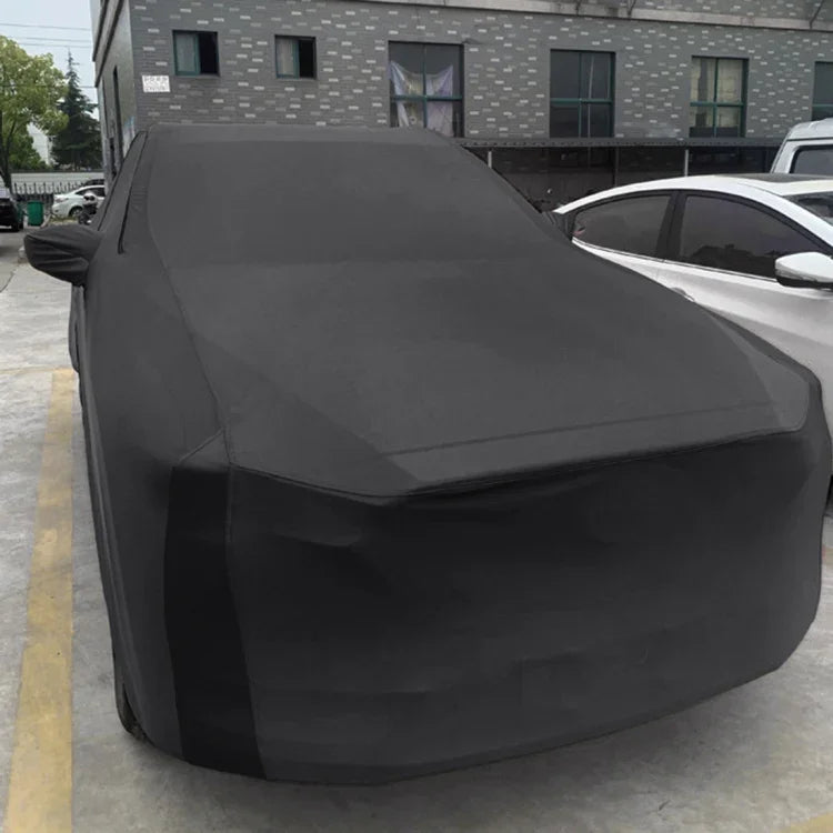 Capa de Carro em Algodão com Força Elástica, Isolante Térmico, Anti-Pó e Anti-UV para Hatchback, Tamanho: 3.9m~4.19m, Tamanho: 3.9m~4.19m