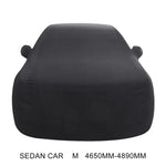 Capa de Carro em Algodão com Força Elástica, Isolante Térmico, Anti-Pó e Anti-UV para Sedan, Tamanho: M, 4.65m~4.89m, Tamanho: M, 4.65m~4.89m