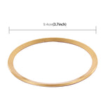 Car Aluminum Steering Wheel Decoration Ring For Audi, For Audi