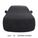 Capa de Carro em Algodão com Força Elástica, Isolante Térmico, Anti-Pó e Anti-UV para SUV, Tamanho: XL, 5.05m~5.35m, Tamanho: XL, 5.05m~5.35m