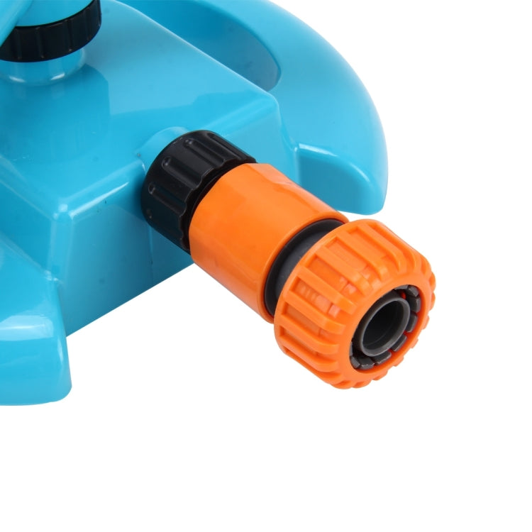 Bocal Automático Giratório de Jardim 360 Graus, Regador Automático Rotativo para Relvado, Aplicável a Tubos de Água de 3/4 polegada (Azul), Pulverização Automática 360 Graus 3