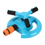 Bocal Automático Giratório de Jardim 360 Graus, Regador Automático Rotativo para Relvado, Aplicável a Tubos de Água de 1/2 polegada (Azul), Pulverização Automática 360 Graus 2