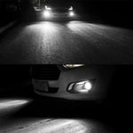 2 PCS Luz de Nevoeiro Automóvel 9005 DC9-16V / 3.5W / 6000K / 320LM 12 LEDs SMD-ZH3030, com Corrente Constante, 9005