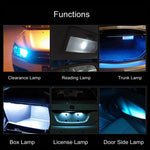 2 PCS T10 / W5W / 168 / 194 DC12V / 1.6W / 6000K / 110LM 6LEDs SMD-3030 Car Clearance Light, with Decoder, 6LEDs SMD-3030, with Decoder