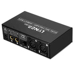 LINEPAUDIO A961 Amplificador de Microfone de 2 Canais Amplificador para Guitarra Elétrica e Baixo Elétrico, A961