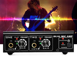 LINEPAUDIO A961 Amplificador de Microfone de 2 Canais Amplificador para Guitarra Elétrica e Baixo Elétrico, A961