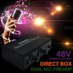 LINEPAUDIO A961 Amplificador de Microfone de 2 Canais Amplificador para Guitarra Elétrica e Baixo Elétrico, A961