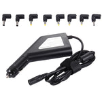 Carregador universal para portátil de 90W para automóvel com 8 adaptadores de energia e 1 porta USB para Samsung, Sony, Asus, Acer, IBM, HP, Lenovo, carregador para automóvel