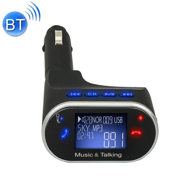 Leitor de Áudio MP3 Estéreo para Carro em Forma de Perna de Frango 630C, Kit Mãos Livres Bluetooth, Transmissor FM, 630C