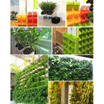 Parede de Plantas Vertical Interior e Exterior Varanda Vasos de Flores Montados na Parede Combinação Criativa de Vasos de Flores em Resina Plástica com Vaso Removível