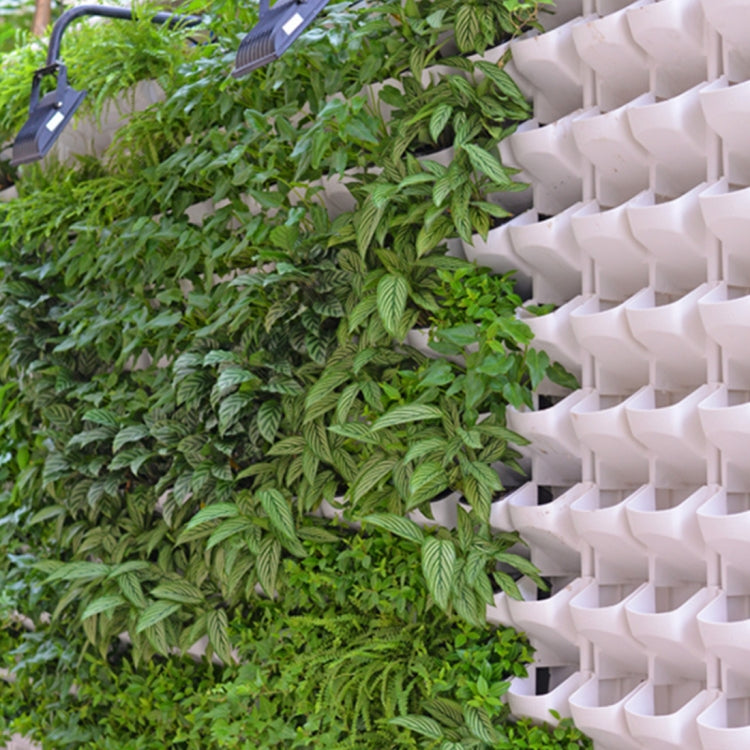 Parede de Plantas Vertical Interior e Exterior Varanda Vasos de Flores Montados na Parede Combinação Criativa de Vasos de Flores em Resina Plástica com Vaso Removível