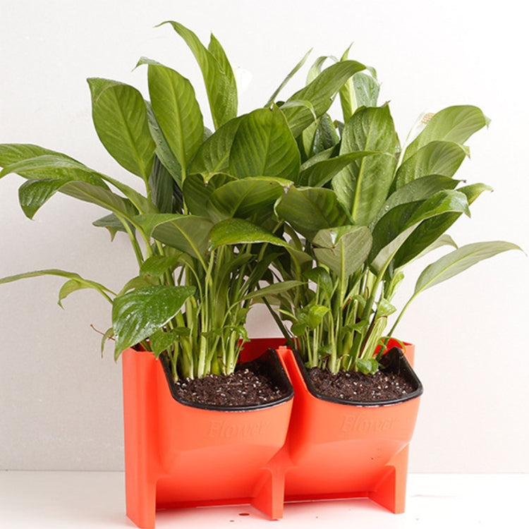 Parede de Plantas Vertical Interior e Exterior Varanda Vasos de Flores Montados na Parede Combinação Criativa de Vasos de Flores em Resina Plástica com Vaso Removível