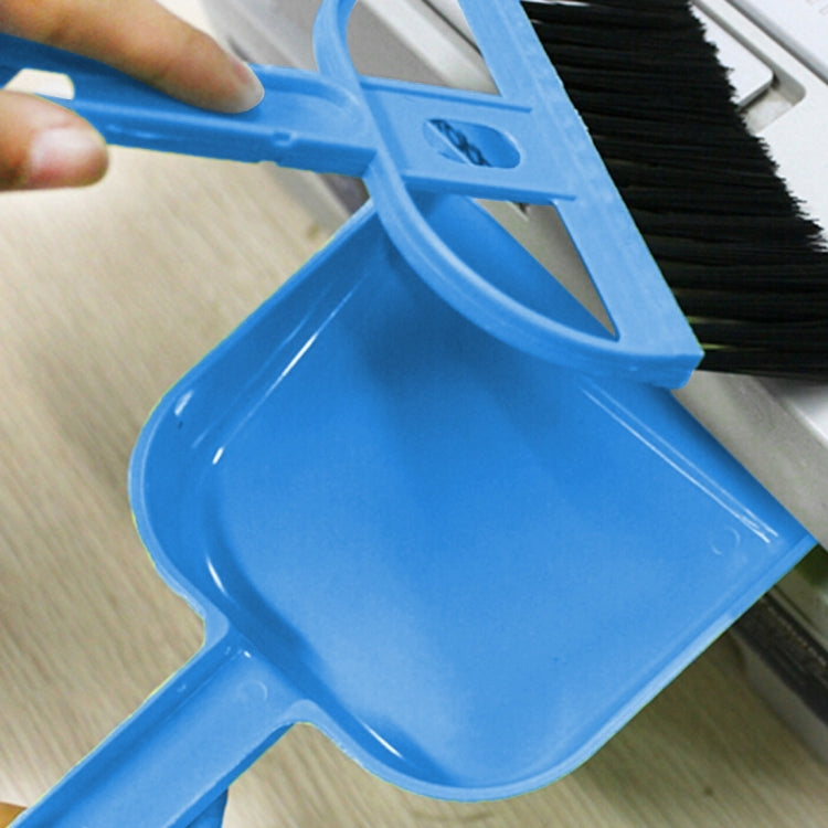 Mini Desktop Car Keyboard Sweep Cleaning Brush Small Broom Dustpan Set, 1  Set (Green), 1  Set (Blue), 1  Set (Magenta)