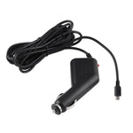 Adaptador Universal Mini USB para Carregador de Câmara DVR de Carro Navegação GPS Entrada 10V - 48V Saída 5V 1.5A, Comprimento do Cabo: 3,5m, Comprimento do Cabo Mini USB: 3,5m