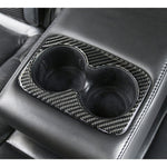 Car Water Cup Carbon Fiber Decorative Sticker for Jeep Grand Cherokee 2011-2018, Water Cup