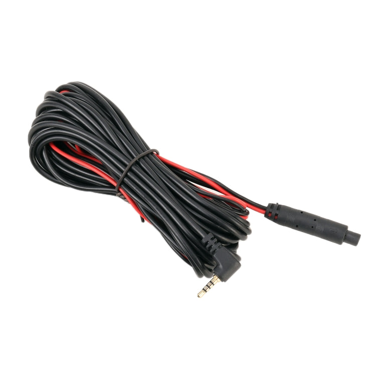 5.5m Universal Car 4P Reversing Camera Extension Cord Rearview Mirror Vehicle Traveling Data Recorder Video Conversion with Plug, 5.5m (4P) with Plug