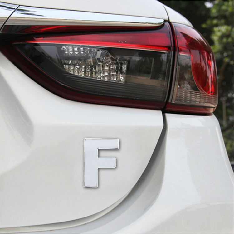Car Vehicle Badge Emblem 3D English Letter Self-adhesive Sticker Decal, Size: 4.5*4.5*0.5cm, W, B, M, X, C, N, D, O, E, P, F, Q, G, R, H, S, I, T, A, J, U, Y, K, V, Z, L