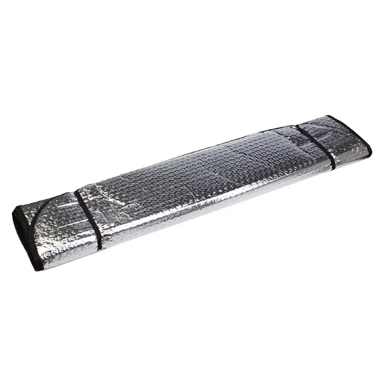 Protetor Solar para Para-brisas de Carro em Folha de Alumínio Prateada, Cobertura de Visor, Bloqueio para Janela Frontal, Proteção UV, Tamanho: 140 x 70cm, 140 x 70cm