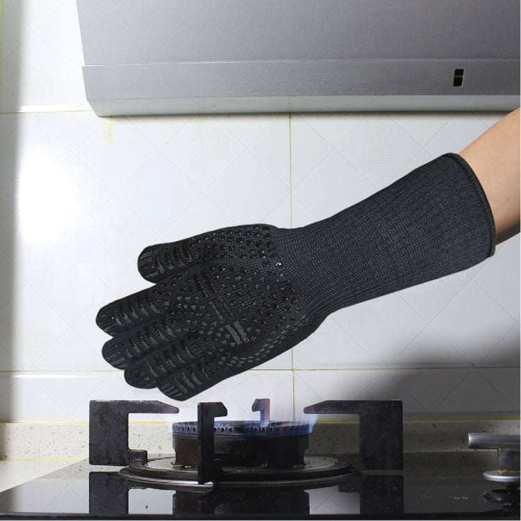 Luvas de Proteção para Cozinha de Silicone e Algodão para Micro-ondas, Resistência a Altas Temperaturas: 500 Graus C, Comprimento: 32cm, Deyan Risca Vermelha, Deyan