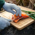 Par de Luvas de Jardinagem Resistentes a Cortes HPPE Grau Alimentar, Nível 5 de Resistência a Cortes e Desgaste, Luvas de Trabalho de Segurança, Tamanho: L, Comprimento: 24cm, Tamanho: L/Preto, Tamanho: L/Branco