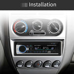 Carregador Duplo USB Universal para Carro 12V SWM-530 Receptor de Rádio MP3, Suporta FM e Bluetooth com Controlo Remoto, SWM-530