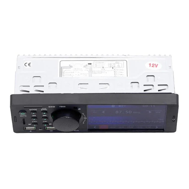 Receptor de Rádio Universal para Carro MP5 Player 4,1 polegadas 7805, Suporta FM & Bluetooth & Cartão TF com Controlo Remoto, 7805