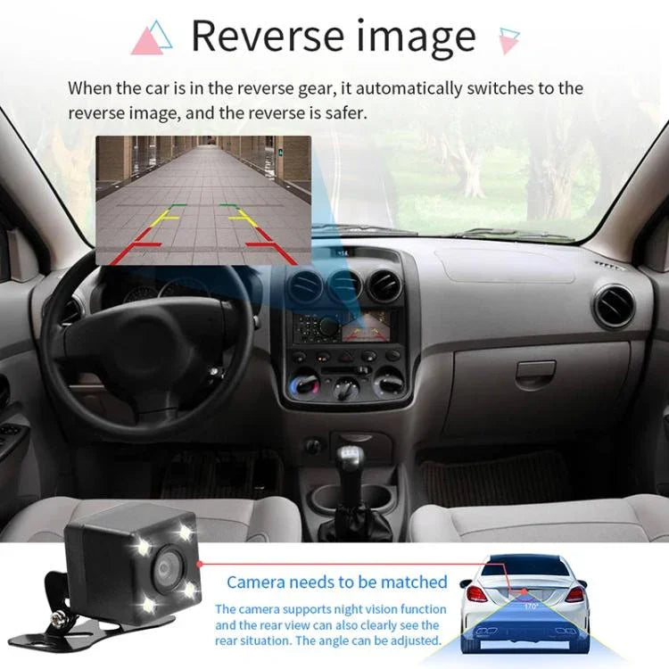 Receptor de Rádio Universal para Carro MP5 Player 4,1 polegadas 7805, Suporta FM & Bluetooth & Cartão TF com Controlo Remoto, 7805